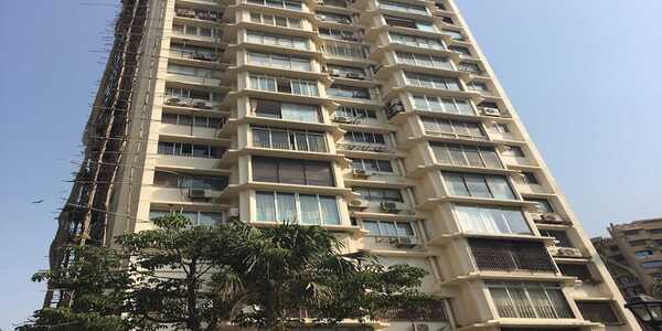Higher Floor 3 bhk Apartment of 1185 sq.ft carpet area for Rent in Sea Bird, Bandra West, Near Bandstand.