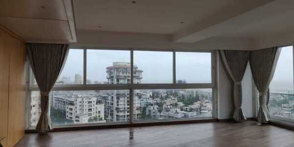 Fully Furnished 4 BHK Sea View Apartment of 3000 sq.ft. Area for Rent in Bandra West.