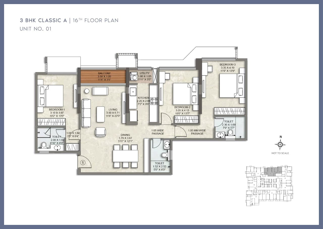 Flat Floor Plan